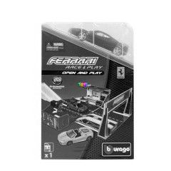 Bburago - Ferrari Open and Play szett - Ferrari 458, fekete, 1:43