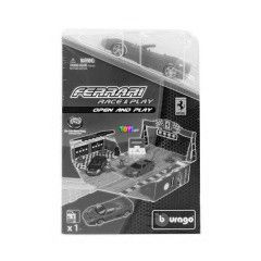 Bburago - Ferrari Open and Play szett - Ferrari California Cabrio, piros, 1:43
