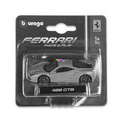 Bburago - Ferrari Race and Play - Ferrari 488 GTB, srga, 1:64