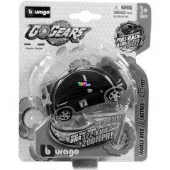 Bburago Go Gears htrahzs kisautk - Fekete sportaut