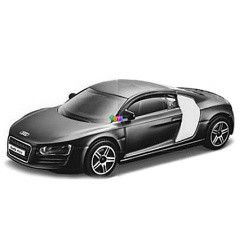 Bburago - Utcai autk - Audi R8, fekete,1:43