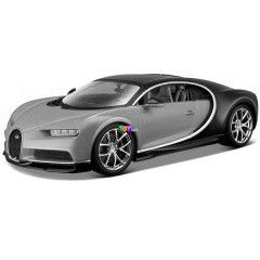Bburago - Utcai autk - Bugatti Chiron, kk-fekete, 1:43