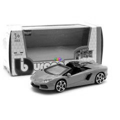 Bburago - Utcai autk - Lamborghini Aventador Roadster, srga, 1:43