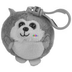 Beanie Ballz plssfigura manyag csattal - husky, 6 cm