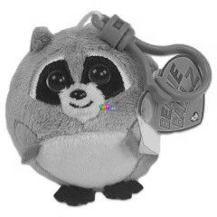 Beanie Ballz plssfigura manyag csattal - mosmedve, 6 cm