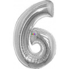 Beauty & Charm - Holografikus szmos flia lufi, 76 cm - 6