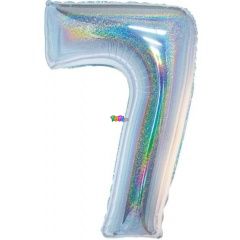 Beauty & Charm - Holografikus szmos flia lufi, 76 cm - 7