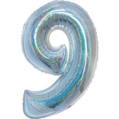 Beauty & Charm - Holografikus szmos flia lufi, 76 cm - 9