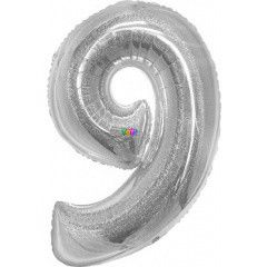 Beauty & Charm - Holografikus szmos flia lufi, 76 cm - 9