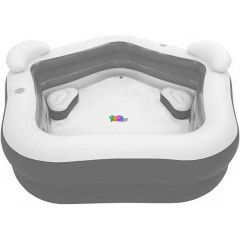 Bestway - Felfjhat csaldi medence extrkkal, 213 x 206 x 69 cm