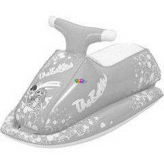 Bestway - Felfjhat gyermek jetski, 89 x 46 cm, rzsaszn