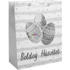 Boldog Hsvtot feliratos ajndktasak, rzsaszn - 26x32 cm