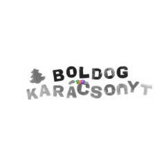 Boldog karcsonyt felirat zsels ablakdsz