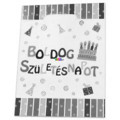 Boldog szletsnapot fehr ajndktasak, 6 db