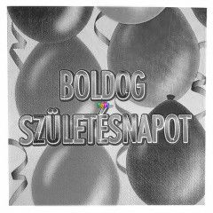Boldog szletsnapot feliratos, 20 darabos szalvta
