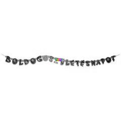 Boldog szletsnapot feliratos girland 1,6 m