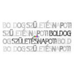 Boldog szletsnapot zsebes dvzllap bortkkal - feliratos