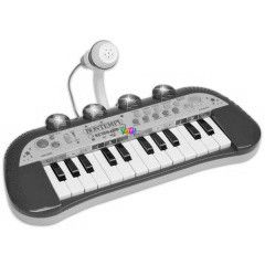 Bontempi - 24 billentys szintetiztor mikrofonnal, rzsaszn