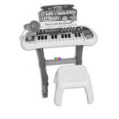 Bontempi - Elektromos zongora lbakkal s szkkel, lnyoknak