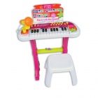 Bontempi - Elektromos zongora lbakkal s szkkel, lnyoknak