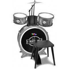Bontempi - Rock dob szett, 4 rszes, fekete