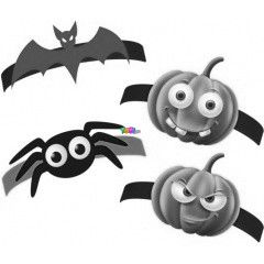 Boo! papr fejdszek - 4 db-os