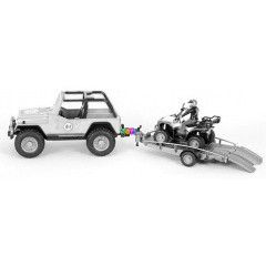 Bruder - Jeep Wrangler quad szllt utnfutval