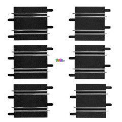 Carrera - Egyenes plyaelemek GO/GO+/D143 autplykhoz, 110 s 114 mm, 6 darabos