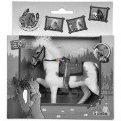 Champion Beauty lovak - 11 cm, fehr-barna foltos
