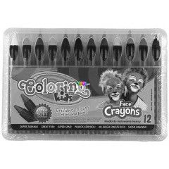 Colorino Kids - 12 db-os arcfest krta kszlet