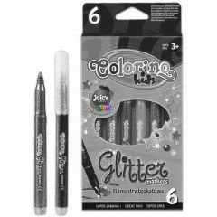 Colorino Kids - Csillmos filctollak, 6 db