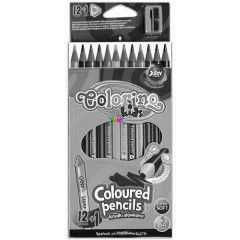 Colorino Kids - Hromszglet sznes ceruzk, hegyezvel, 12+1 db