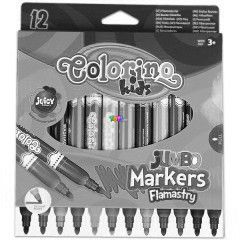 Colorino Kids - Jumbo vastag filctollak, 12 db