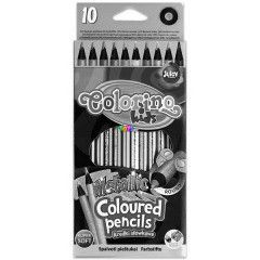 Colorino Kids - Metl szn ceruzk - 10 db