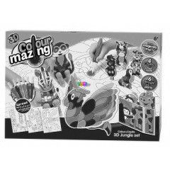 Colormazing - Dzsungel sznez, 3D szett