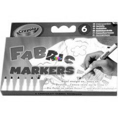 Crayola - 6 db textilfilc