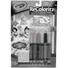 Crayola - 9 lapos kifest fzet filctollakkal - Disney hercegnk