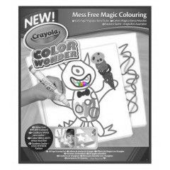 Crayola - Color Wonder mgikus maszatmentes rajztmb, 30 lapos
