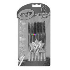 Crayola - Csillmos zsels toll, 6 db-os