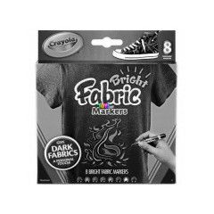 Crayola - lnk szn textilfest filctoll - 8 db