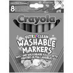 Crayola - Extra-lemoshat vastag filctoll, 8 db