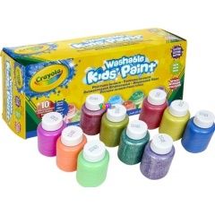 Crayola - Könnyen lemosható festék, Special Effects, 10 db-os