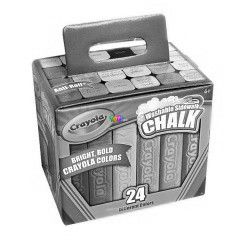 Crayola - Lemoshat aszfaltkrta dobozban, 24 db
