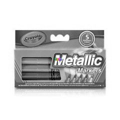 Crayola - Metl szn filctollak, 5 db