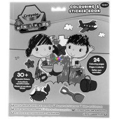 Crayola Mini Kids - Tengerpart 24 lapos kifest matrickkal