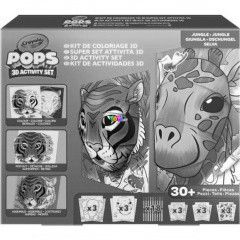 Crayola POPs 3D megakszlet - Dzsungel
