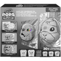Crayola POPs 3D megakszlet - Kisllatok