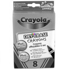 Crayola - Szrazon trlhet viaszkrtk, 8 db