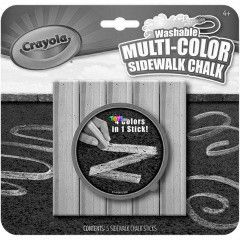 Crayola - Tbbszn aszfaltkrta, 5 db