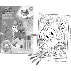 Crayola - Varzslatos llatok ris kifestlapok filctollakkal